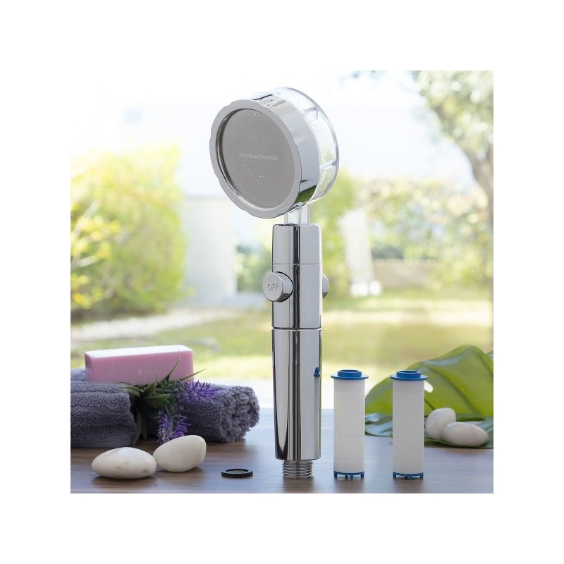 Eco-douche met drukpropeller en zuiveringsfilter Heliwer InnovaGoods Eco-douche met drukpropeller en zuiveringsfilter Heliwer InnovaGoods